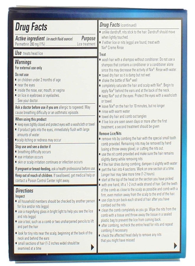 Nix Permethrin Lice Treatment Family Pack, 4 Fl Oz - Image 3